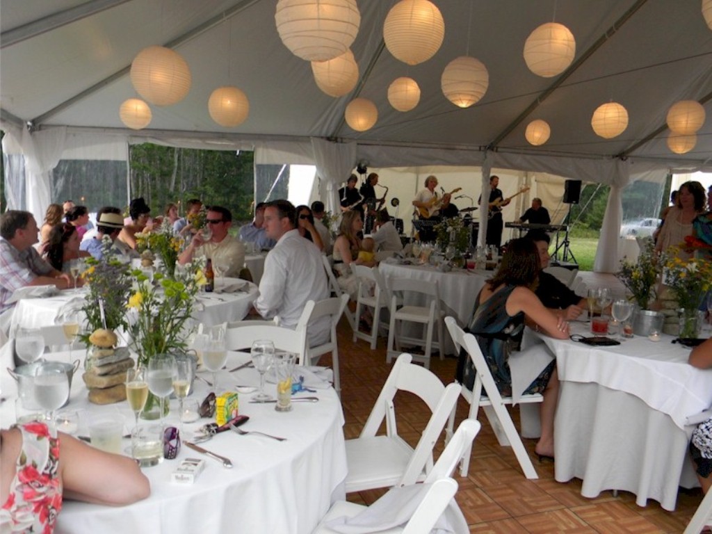 Catered Clambake under a tent